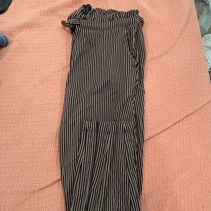 torrid 2x paper bag stripe pants